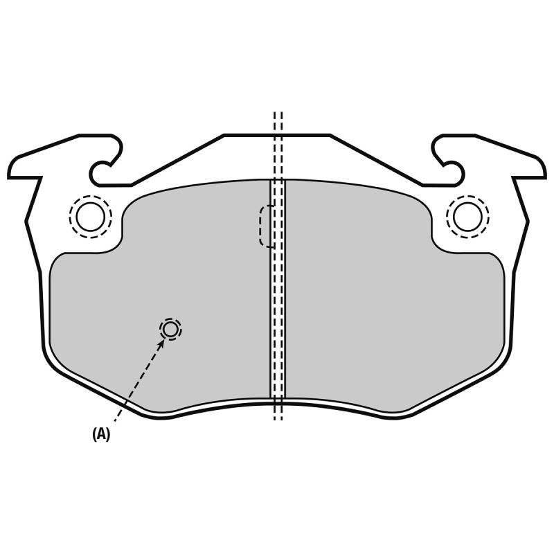 Jeu de 4 plaquettes de frein avant VALEO 301080 - Visuel 1
