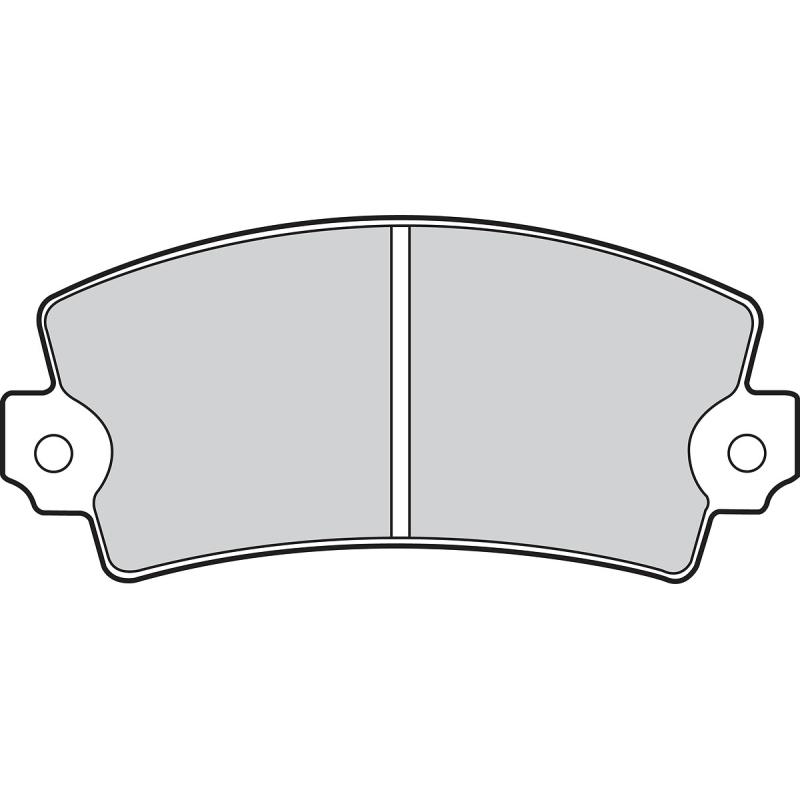Jeu de 4 plaquettes de frein arrière VALEO 301085 - Visuel 1