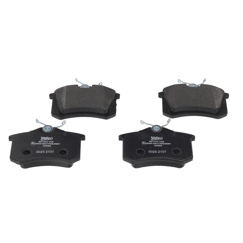 Jeu de 4 plaquettes de frein arrière VALEO 301474 - Visuel 1