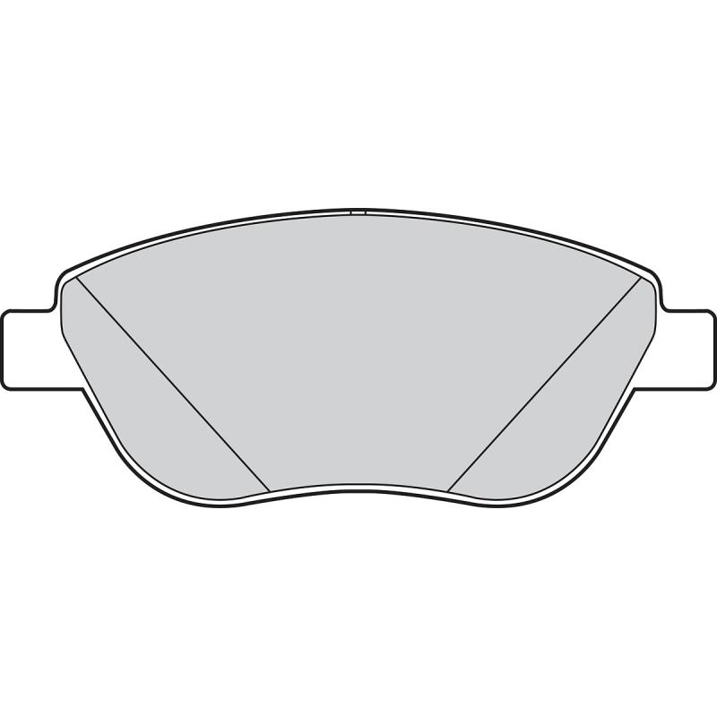 Jeu de 4 plaquettes de frein avant VALEO 301698 - Visuel 1