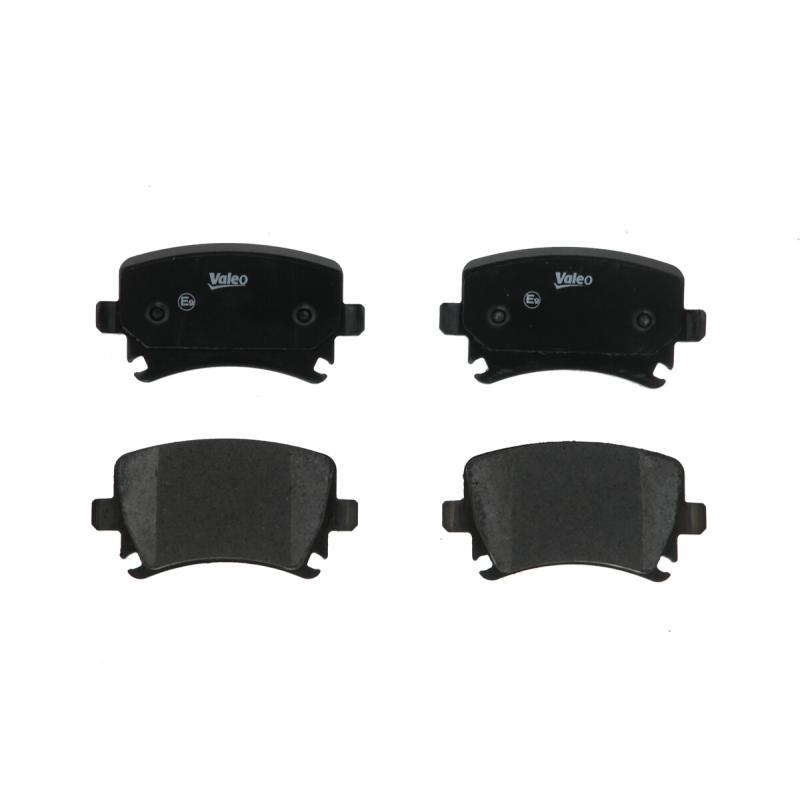 Jeu de 4 plaquettes de frein arrière VALEO 301752 - Visuel 1