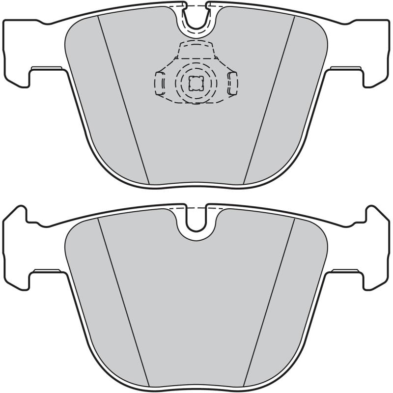 Jeu de 4 plaquettes de frein arrière VALEO 301820 - Visuel 1