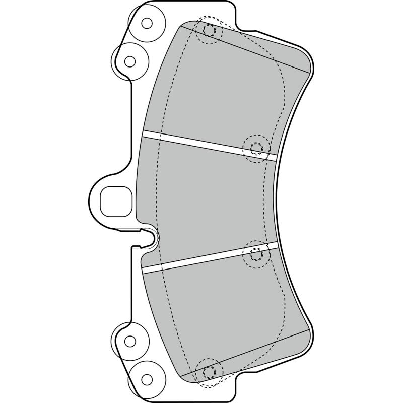 Jeu de 4 plaquettes de frein avant VALEO 302043 - Visuel 1