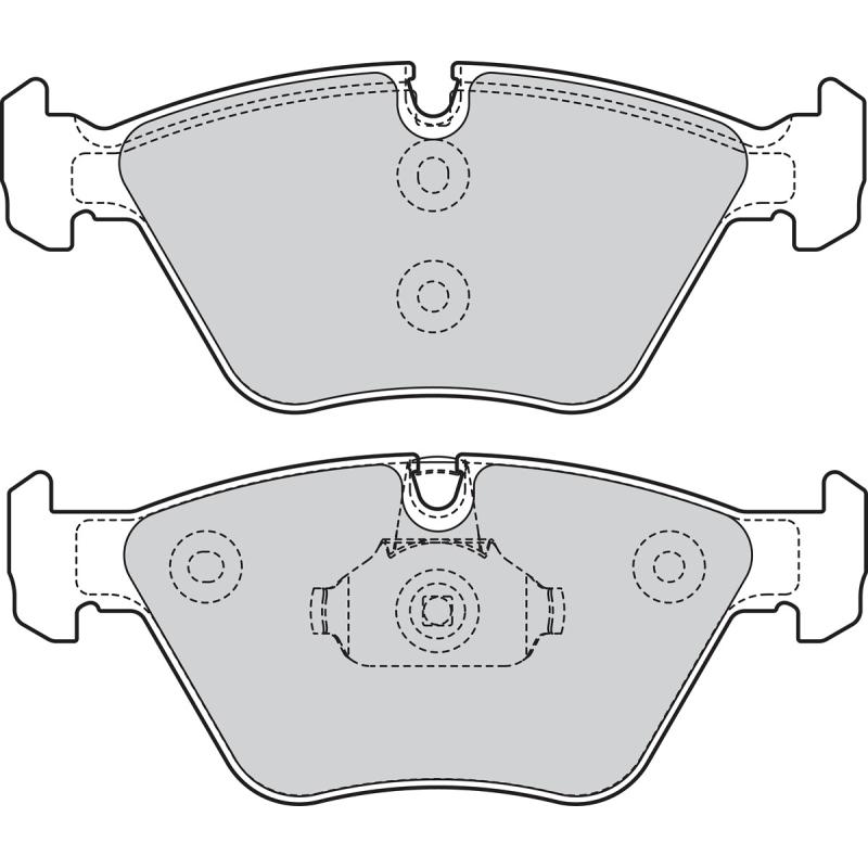 Jeu de 4 plaquettes de frein avant VALEO 302067 - Visuel 1
