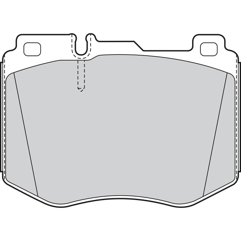 Jeu de 4 plaquettes de frein avant VALEO 302292 - Visuel 1