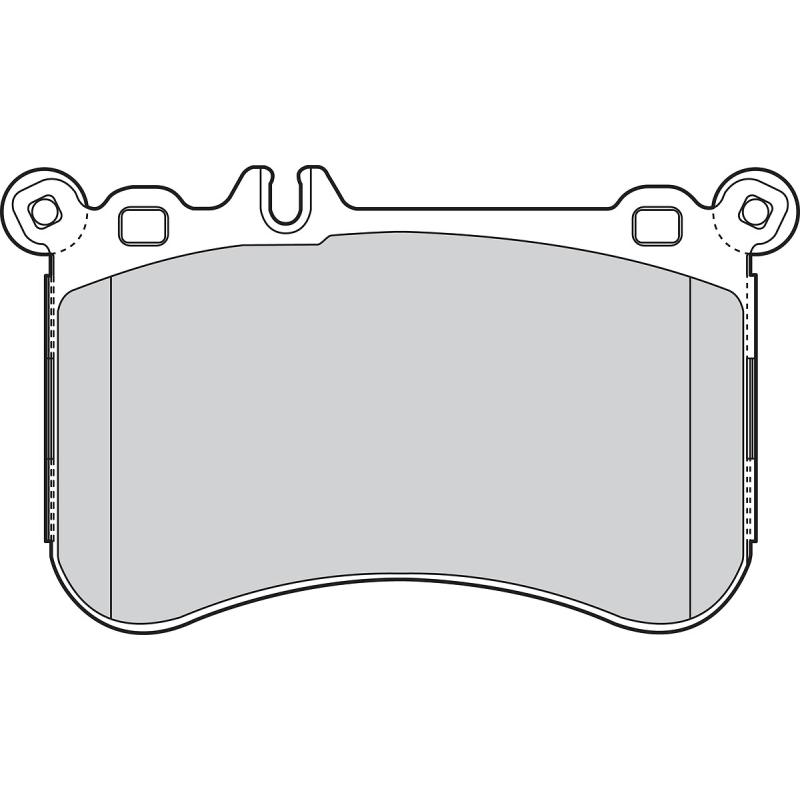 Jeu de 4 plaquettes de frein avant VALEO 302302 - Visuel 1