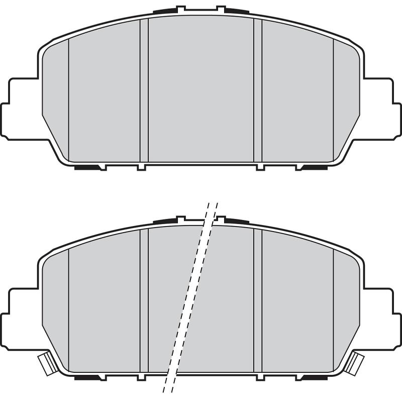 Jeu de 4 plaquettes de frein avant VALEO 302315 - Visuel 1