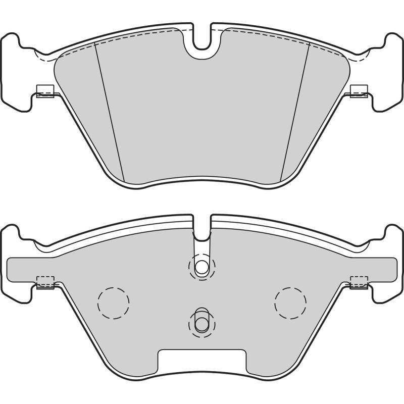 Jeu de 4 plaquettes de frein avant VALEO 302672 - Visuel 1