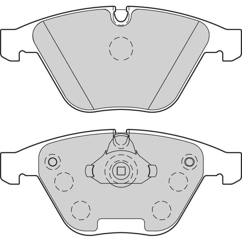 Jeu de 4 plaquettes de frein avant VALEO 302691 - Visuel 1