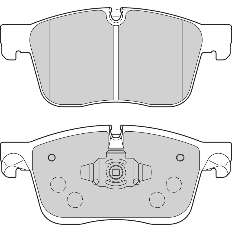 Jeu de 4 plaquettes de frein avant VALEO 302750 - Visuel 1
