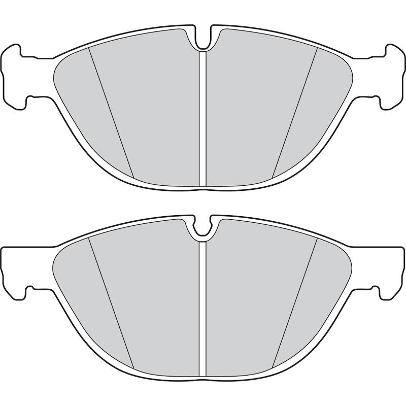 Jeu de 4 plaquettes de frein avant VALEO 302809 - Visuel 1