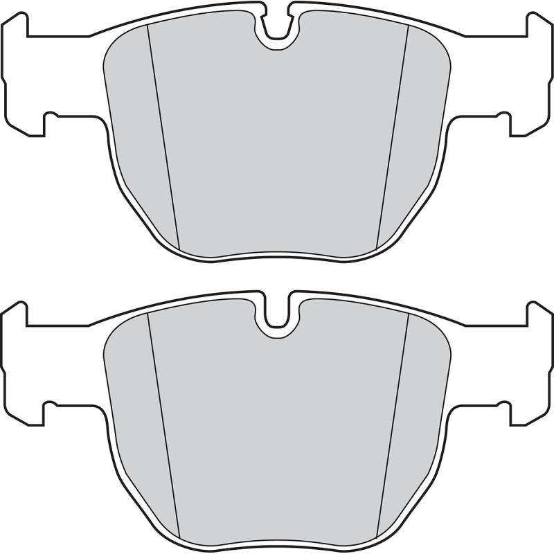 Jeu de 4 plaquettes de frein avant VALEO 302824 - Visuel 1