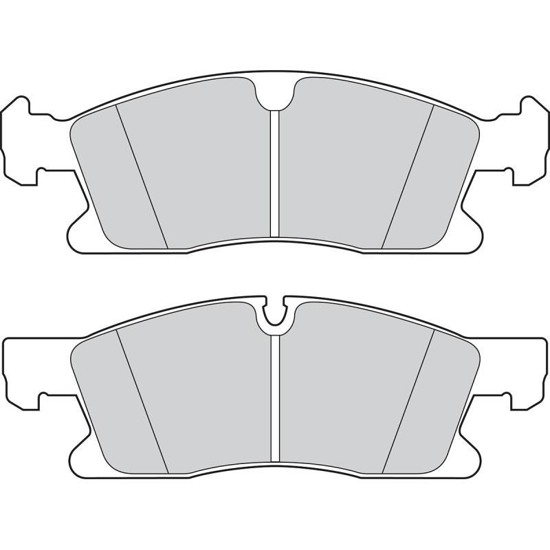 Jeu de 4 plaquettes de frein avant VALEO 302913 - Visuel 1