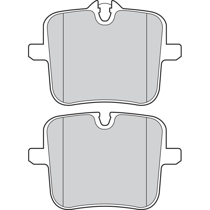 Jeu de 4 plaquettes de frein arrière VALEO 302933 - Visuel 1