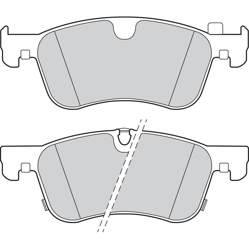Jeu de 4 plaquettes de frein avant VALEO 302953 - Visuel 1