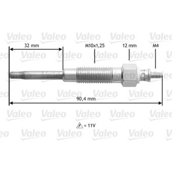 Bougie de préchauffage VALEO OEM 1985054050