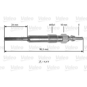 Bougie de préchauffage VALEO OEM 8200794920