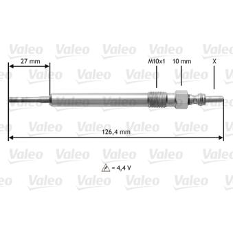 Bougie de préchauffage VALEO OEM 3L963319
