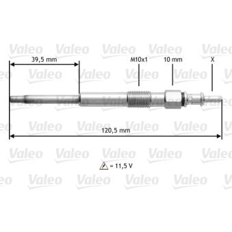 Bougie de préchauffage VALEO OEM 88900719