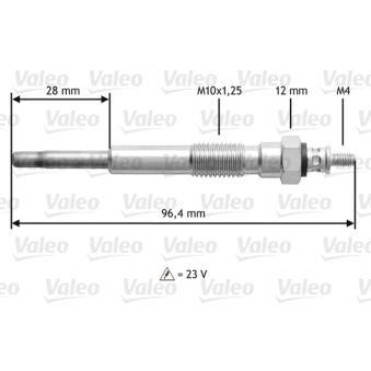 Bougie de préchauffage VALEO OEM 1985058010