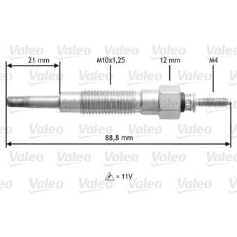 Bougie de préchauffage VALEO OEM ME200970