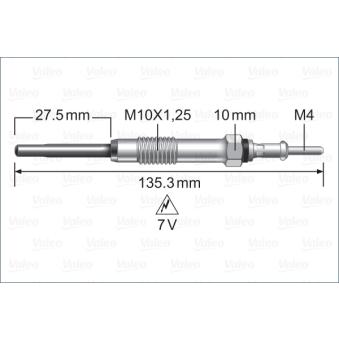 Bougie de préchauffage VALEO OEM 367102F001
