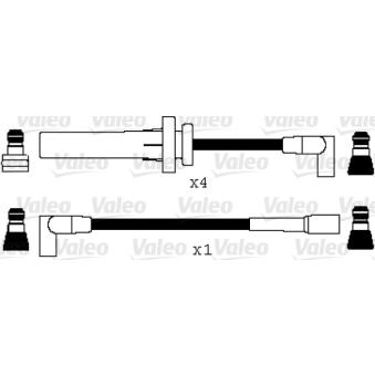 Kit de câbles d'allumage VALEO [346054]