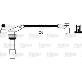 Kit de câbles d'allumage VALEO OEM 1612597 Kit de câbles d'allumage VALEO OEM 1612597