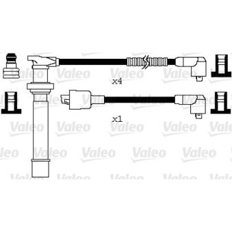 Kit de câbles d'allumage VALEO OEM 224501C725