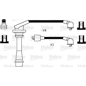 Kit de câbles d'allumage VALEO OEM 1990187186000