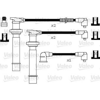 Kit de câbles d'allumage VALEO OEM 2245089J26