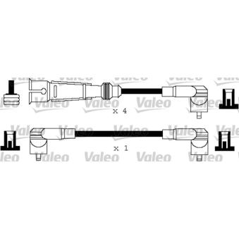 Kit de câbles d'allumage VALEO [346117]