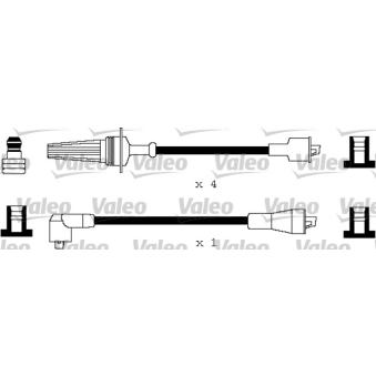 Kit de câbles d'allumage VALEO [346134]