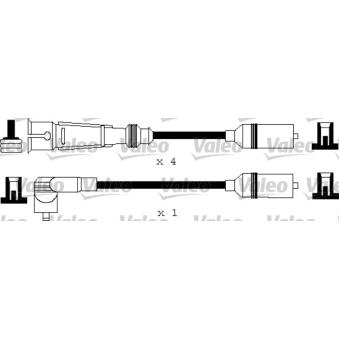 Kit de câbles d'allumage VALEO 346177