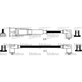 Kit de câbles d'allumage VALEO 346266