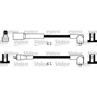 Kit de câbles d'allumage VALEO [346268]