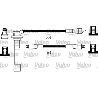 Kit de câbles d'allumage VALEO [346288]