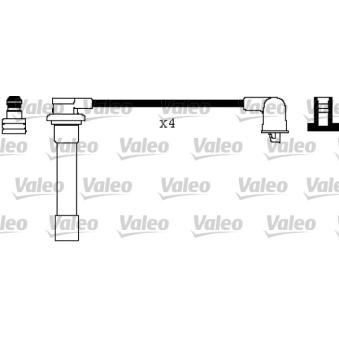 Kit de câbles d'allumage VALEO OEM 32700PEL004