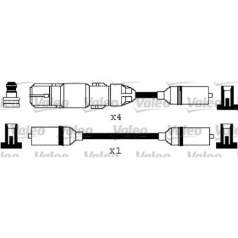 Kit de câbles d'allumage VALEO OEM 037905409D