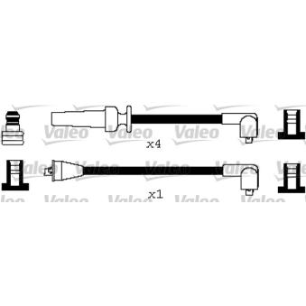 Kit de câbles d'allumage VALEO [346400]