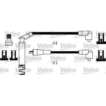 Kit de câbles d'allumage VALEO OEM 90442055 Kit de câbles d'allumage VALEO OEM 90442055