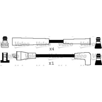 Kit de câbles d'allumage VALEO OEM 1063611 Kit de câbles d'allumage VALEO OEM 1063611