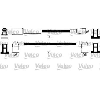 Kit de câbles d'allumage VALEO OEM 9091921298 Kit de câbles d'allumage VALEO OEM 9091921298