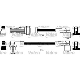 Kit de câbles d'allumage VALEO [346471]