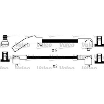 Kit de câbles d'allumage VALEO [346483]
