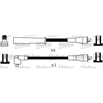 Kit de câbles d'allumage VALEO [346492]