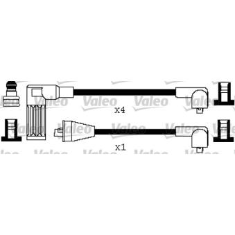 Kit de câbles d'allumage VALEO [346502]