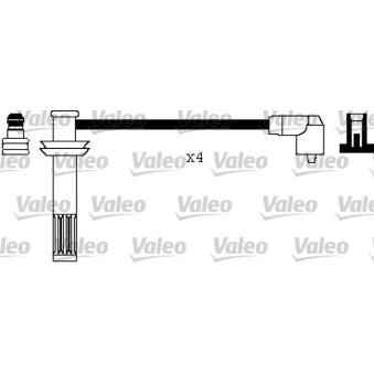 Kit de câbles d'allumage VALEO [346528]