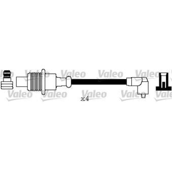 Kit de câbles d'allumage VALEO OEM 5967N7 Kit de câbles d'allumage VALEO OEM 5967N7