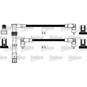 Kit de câbles d'allumage VALEO [346565]